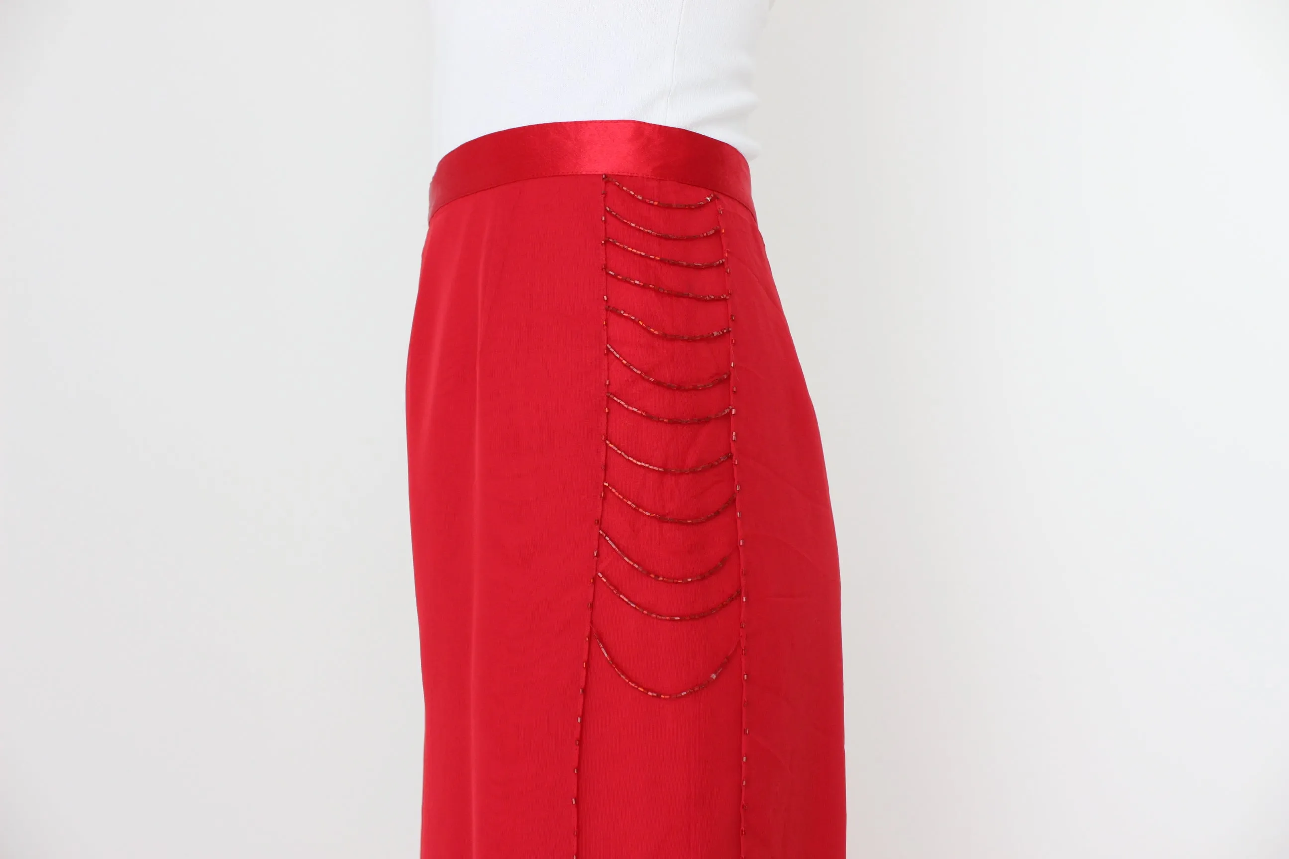 90s Gypsy Wide Leg Cropped Flared Culottes