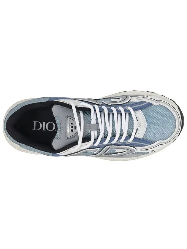 B30 Technical Fabric Sneakers Mesh Blue Grey