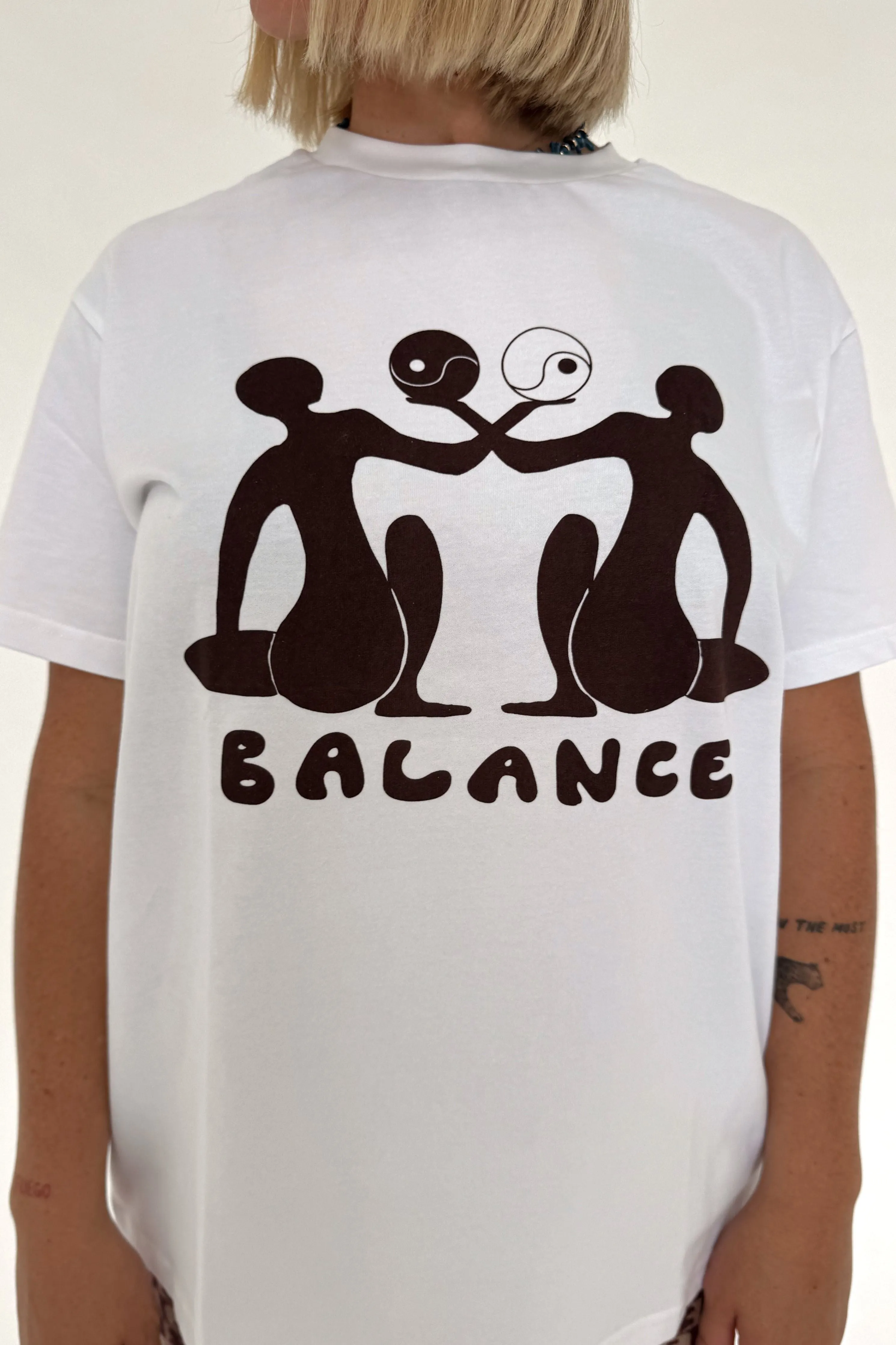 Balance cotton tee - espresso