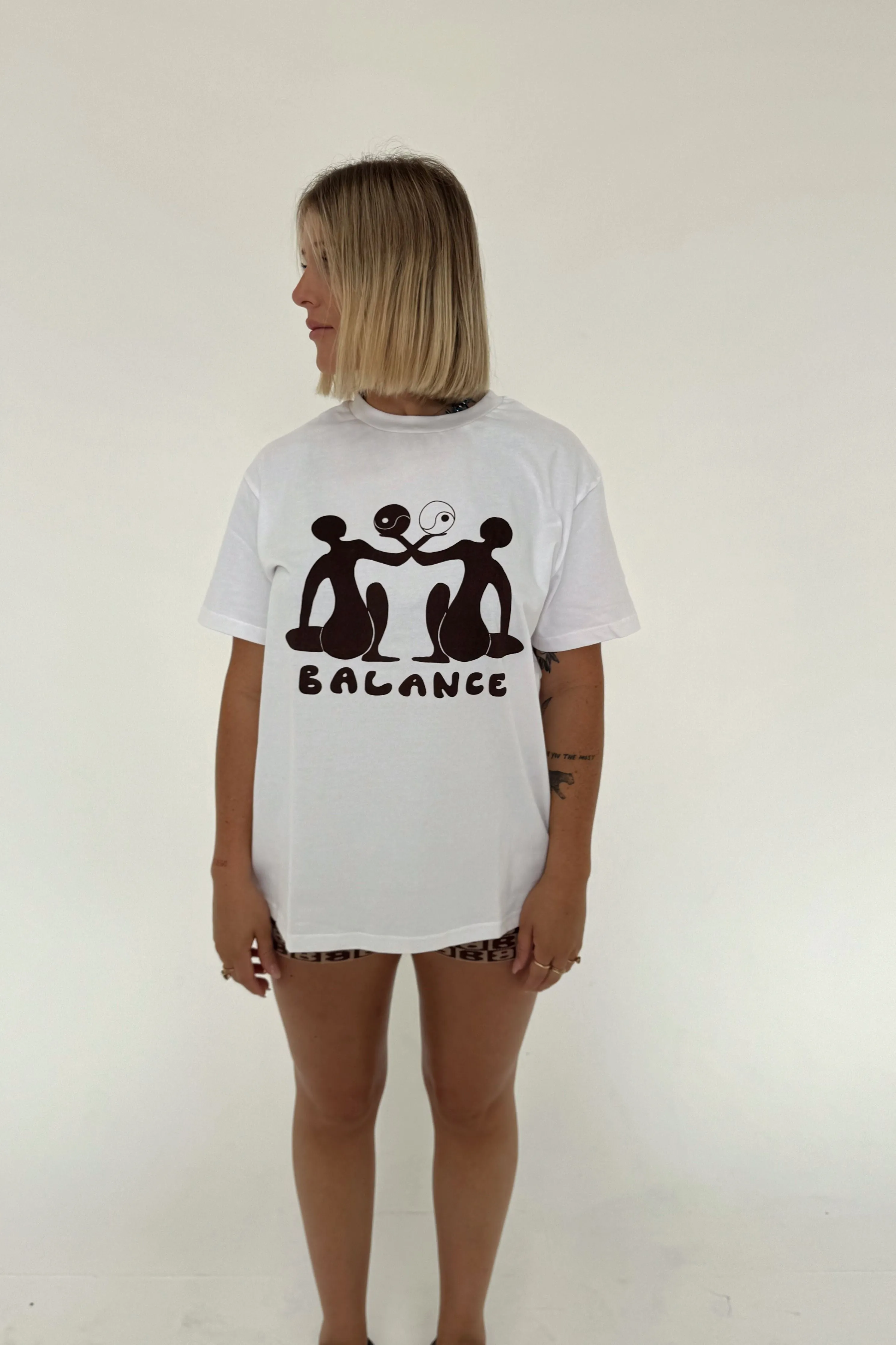 Balance cotton tee - espresso