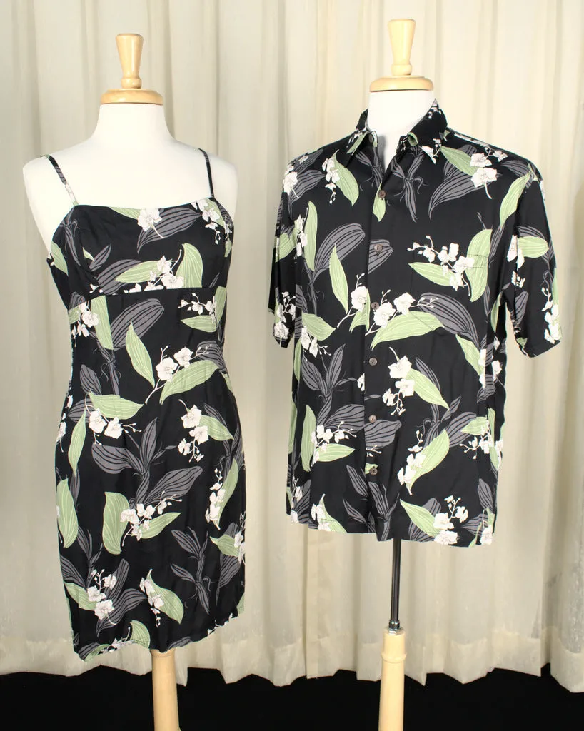 Black Floral Honeymoon Set