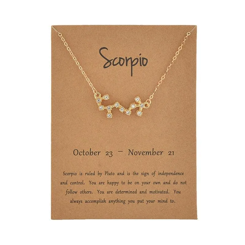 Boho Zodiac Sign Necklaces