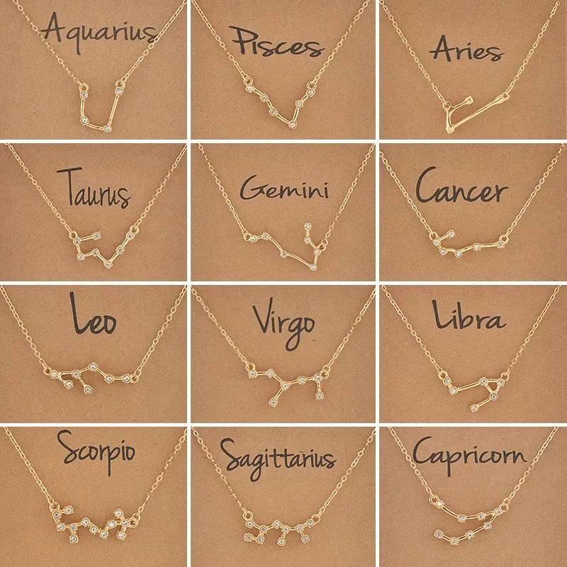 Boho Zodiac Sign Necklaces