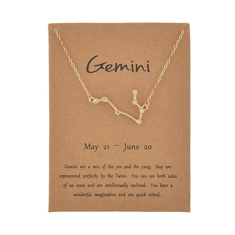 Boho Zodiac Sign Necklaces