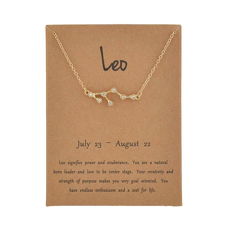 Boho Zodiac Sign Necklaces