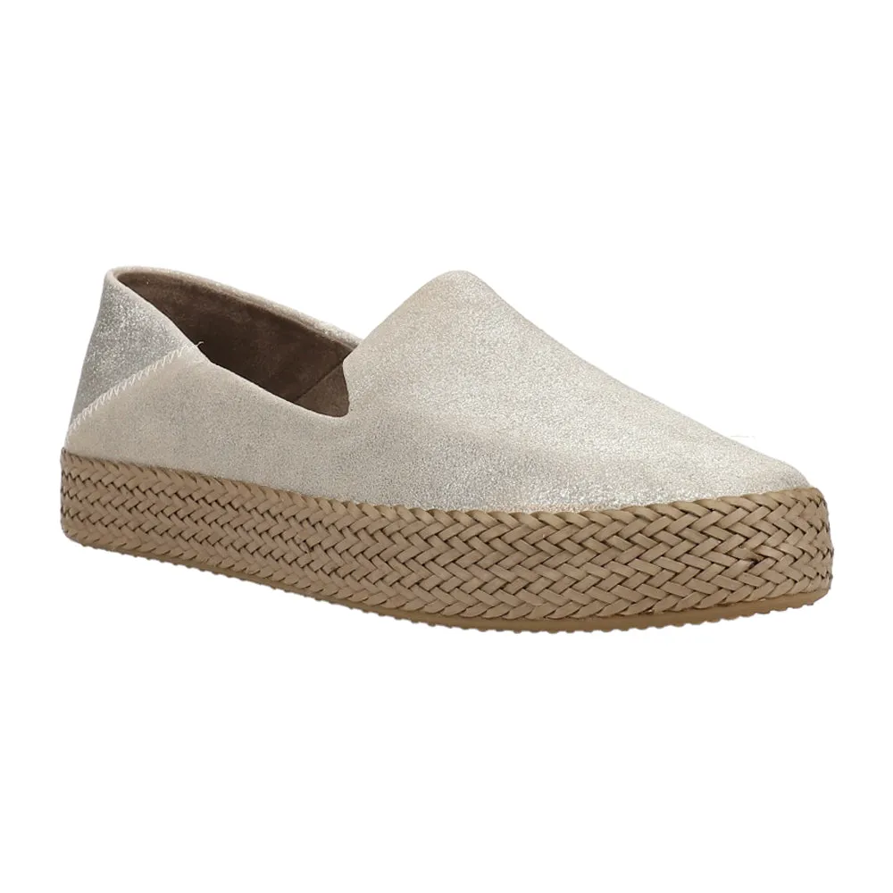 Carolina Metallic Espadrille Flats