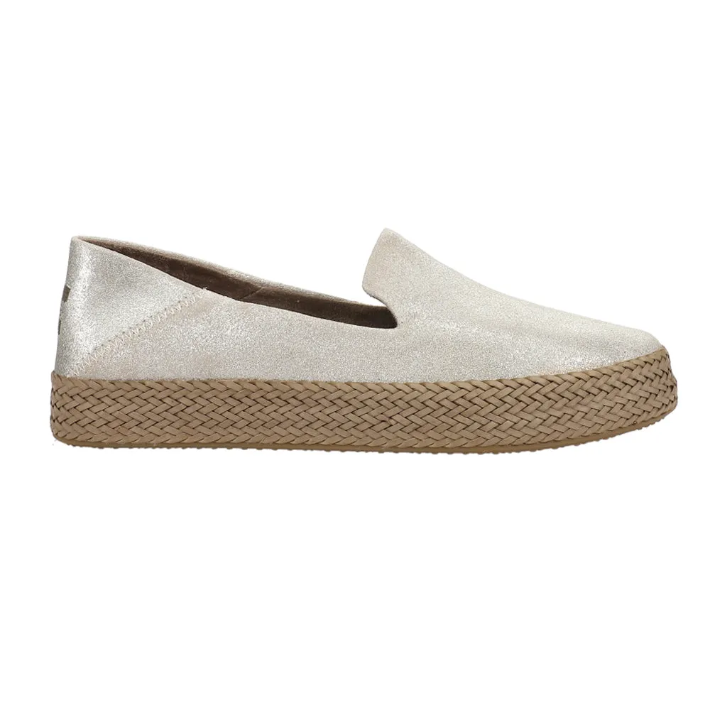 Carolina Metallic Espadrille Flats