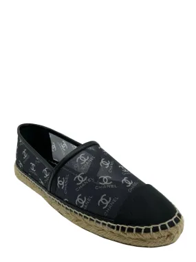 Chanel Mesh Grosgrain CC Espadrille Flats Size 6