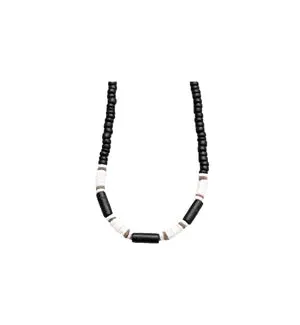 Charming Shark Black Cocoa Bead Necklace