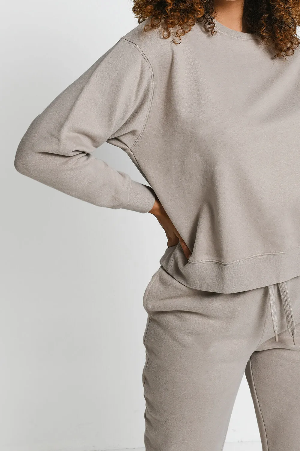 Everyday Comfy Sweatshirt - Oatmeal Beige