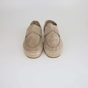 Hermes Etoupe Trip Espadrille Loafers