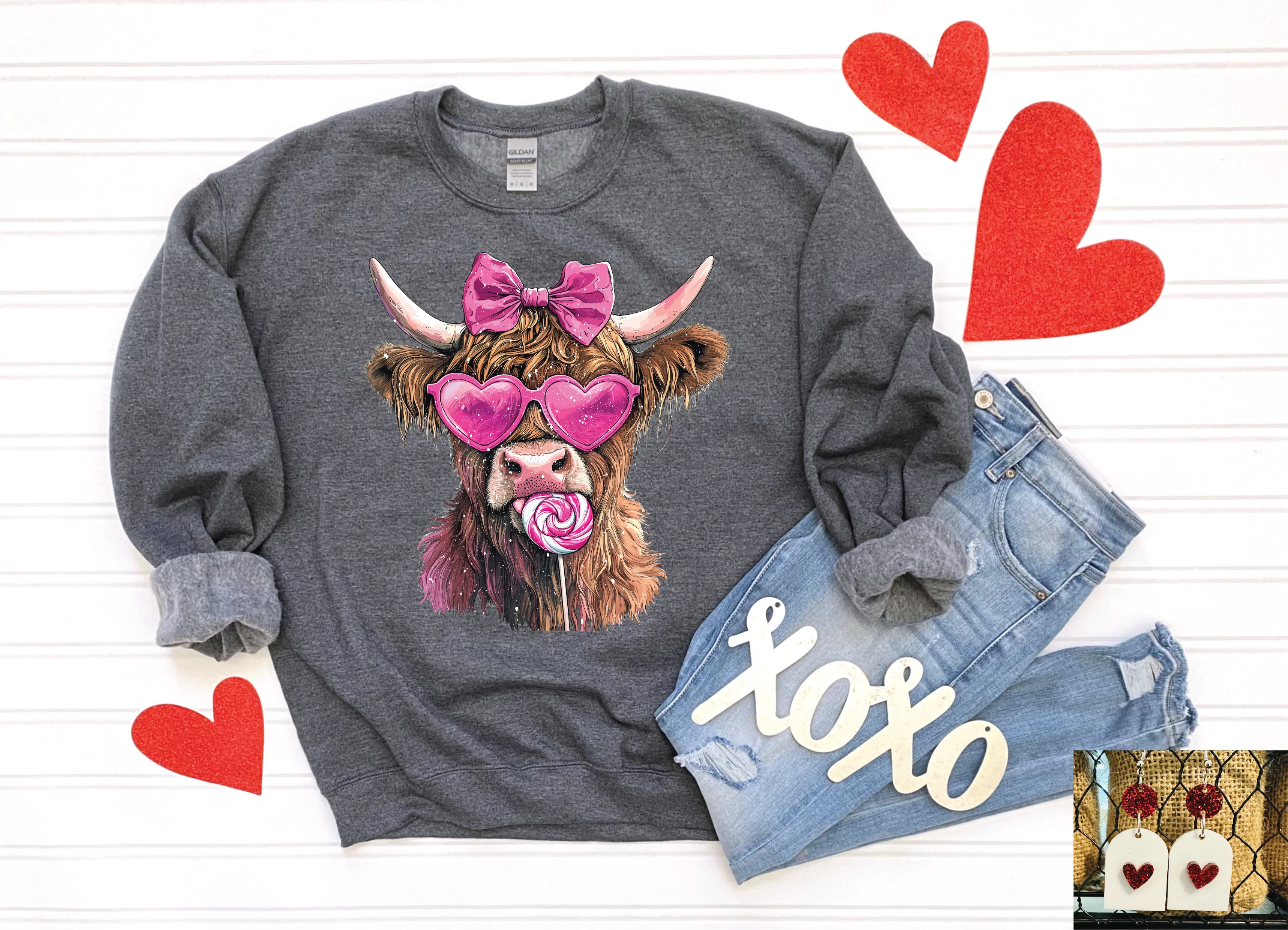 Highland Cow Valentine