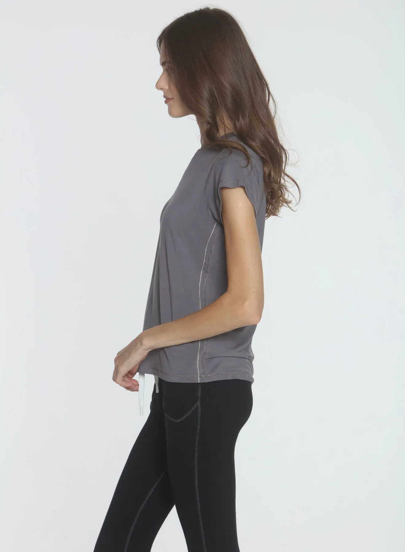 Kate Classic Crew - Deep Taupe