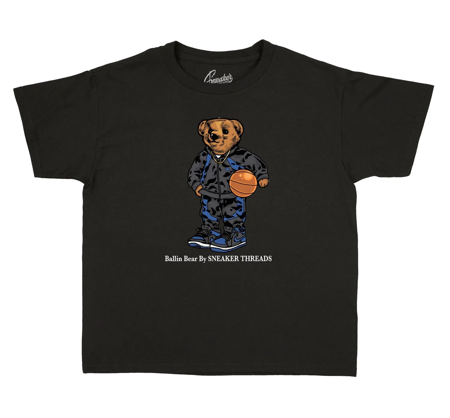 Kids - Dark Marina Blue 1 Ballin Shirt