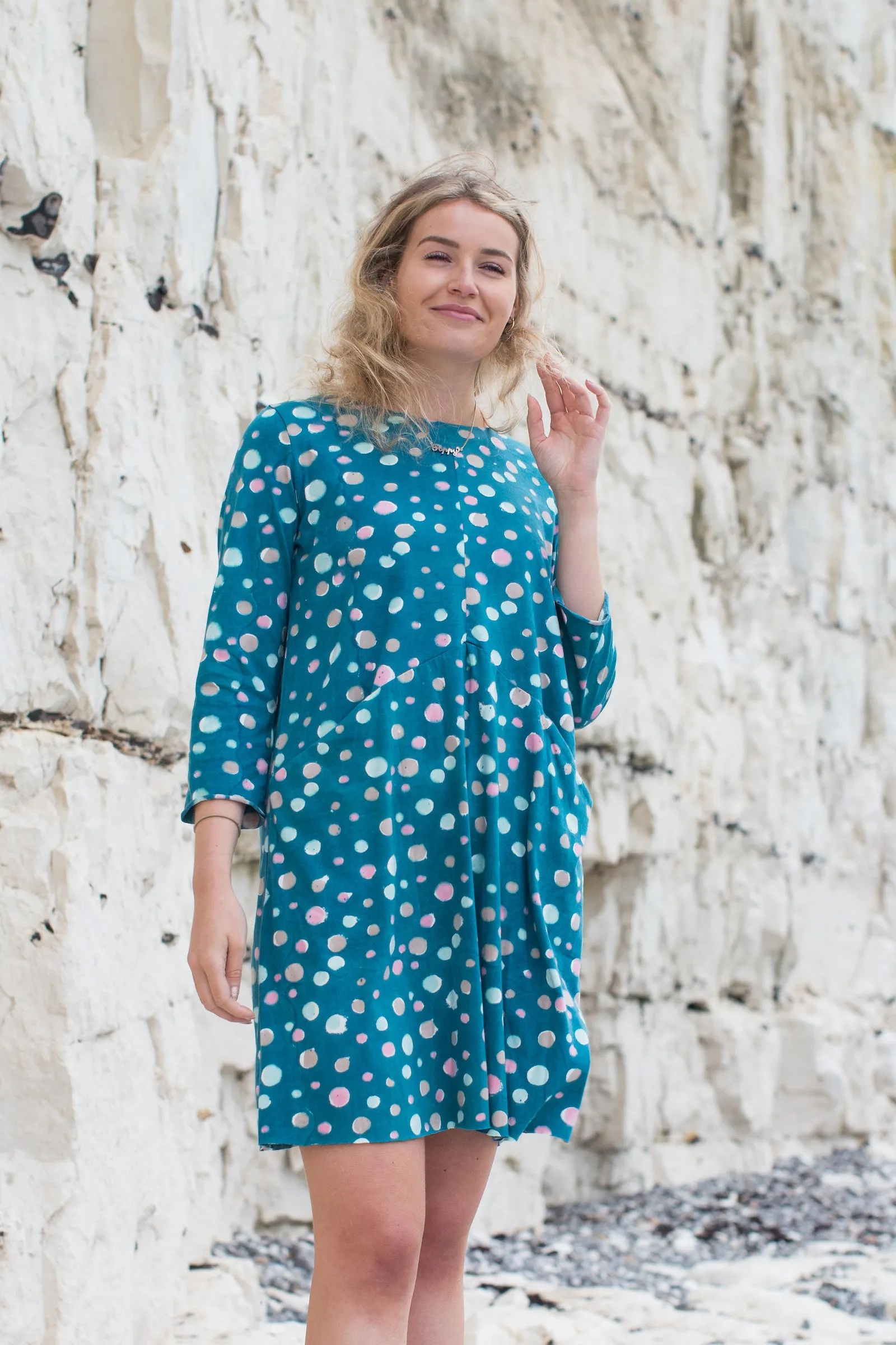 Kimaya Dress Hand Block Printed Jersey - Only Size 10/12 Left!