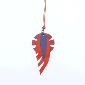 Leaf Leather Necklace