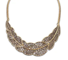 Necklaces - Boho Leaf Necklace