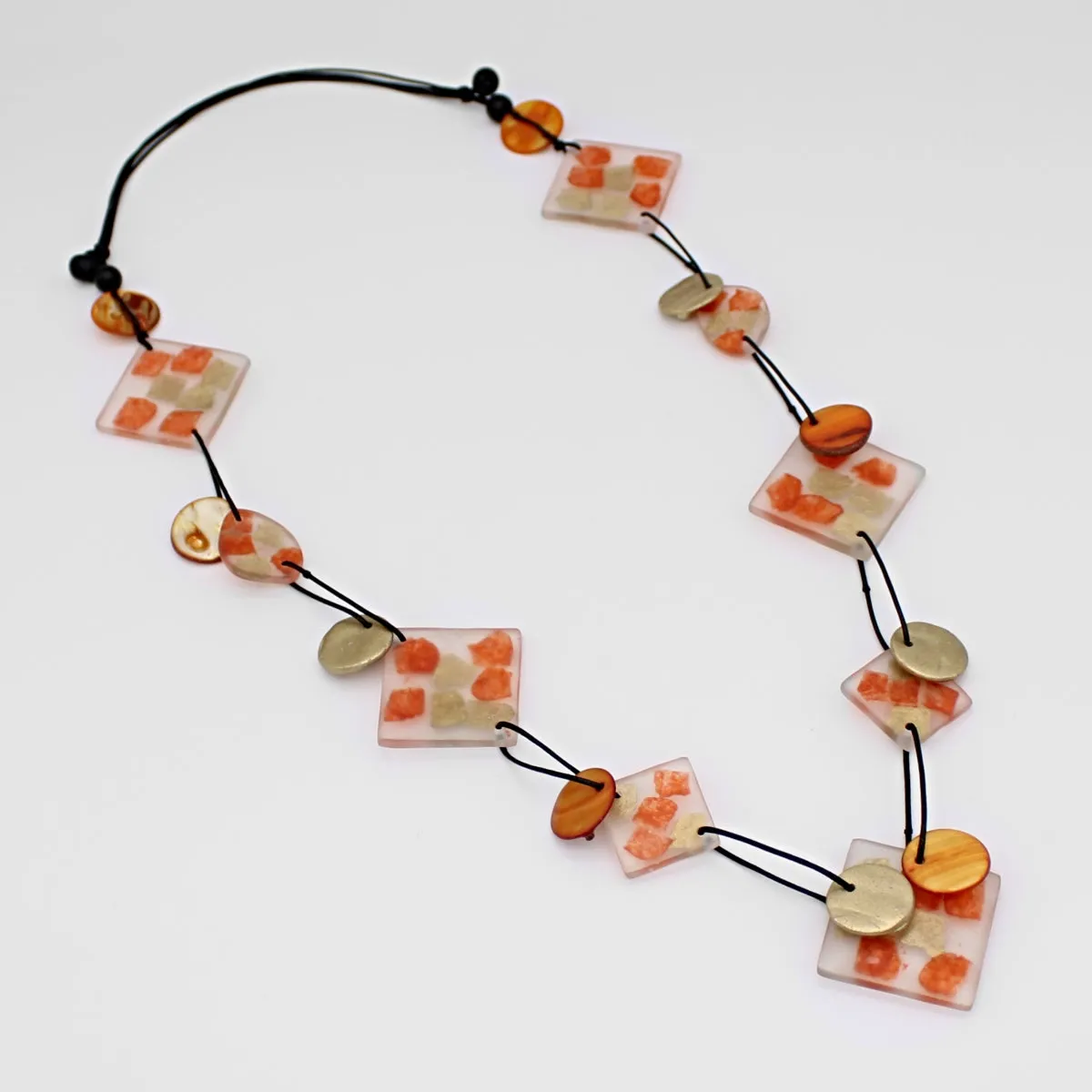 Orange Petula Necklace