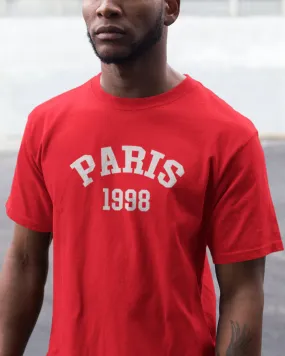 Paris 98 Red Cotton Tee