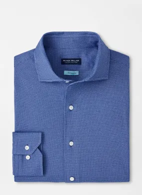 Peter Millar Lake District Excursionist Flex Sport Shirt In Navy