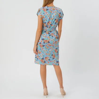 Polly Button Down Dress Multi Floral