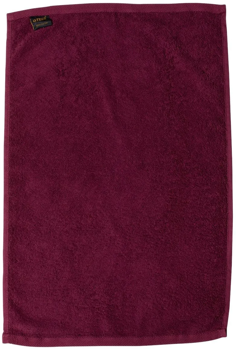 Q-Tees Deluxe Hemmed Hand Towel