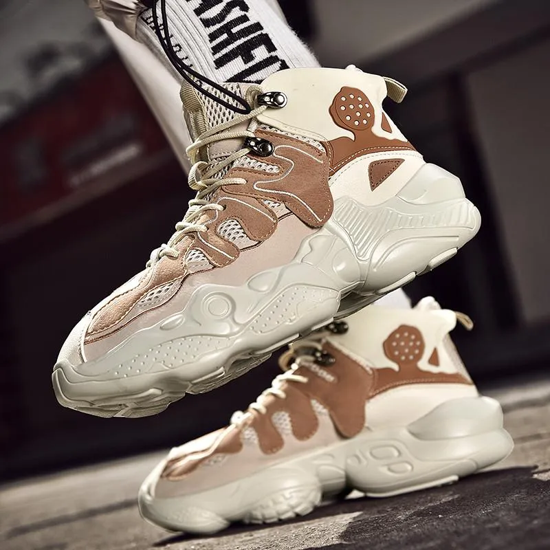 RENEGADE 'War Zone' X9X Sneakers - Beige/Brown