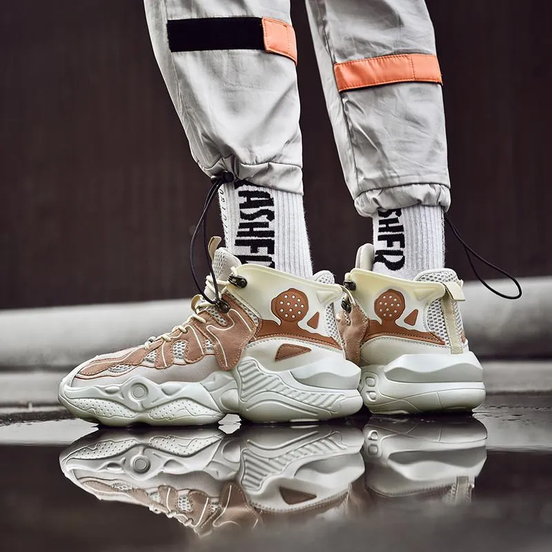 RENEGADE 'War Zone' X9X Sneakers - Beige/Brown