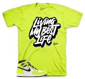 Retro 1 Visionaire Volt Living My Best Life Shirt