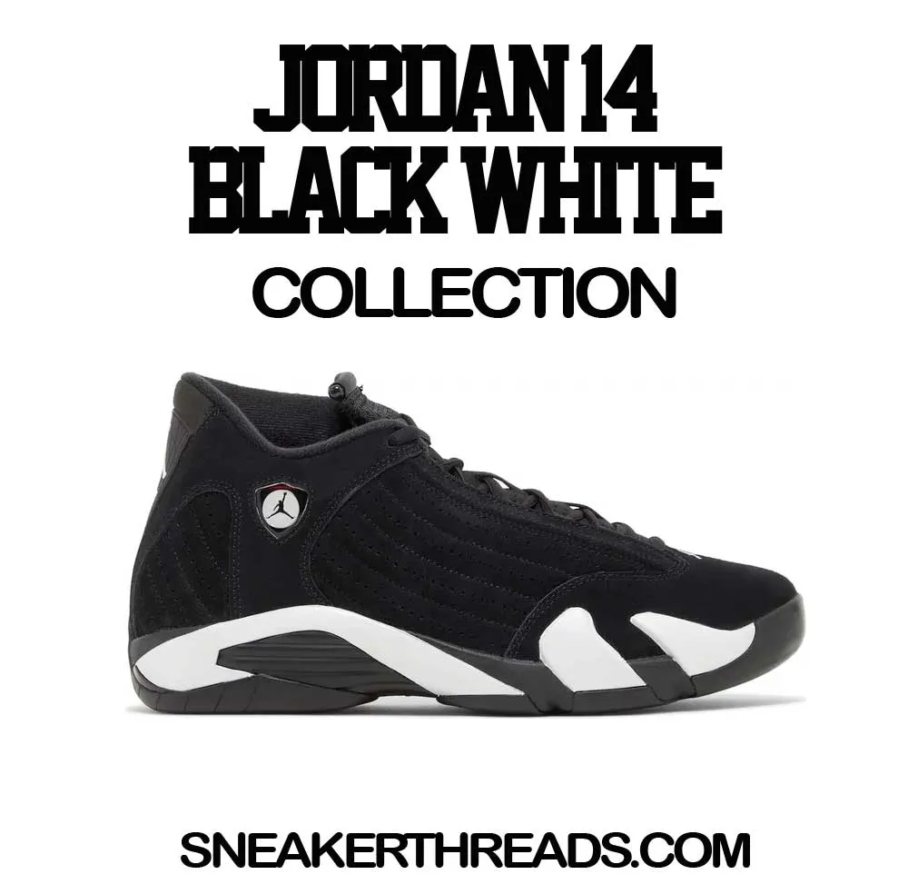 Retro 14 Black/White ST Drip Shirt