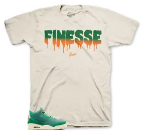 Retro 3 Bicoastal Malechite Finesse Shirt