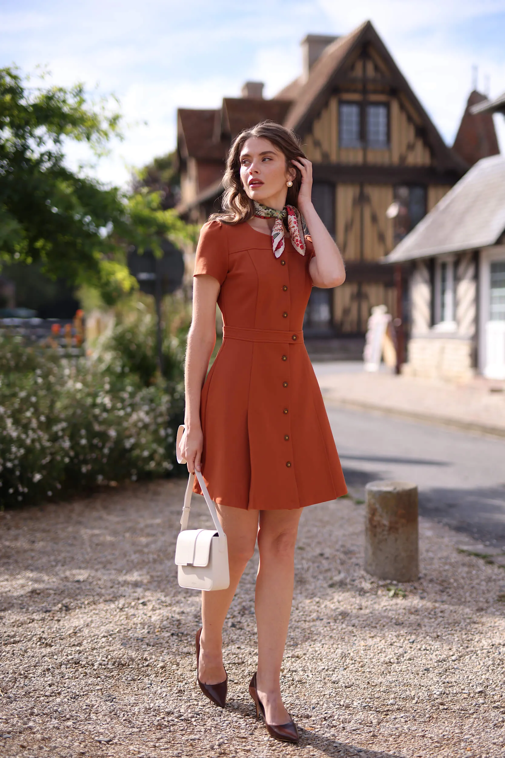 Rina Button Down Dress