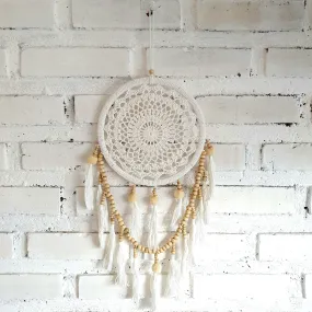 Round Necklaces Beaded Dream Catcher3 (W)