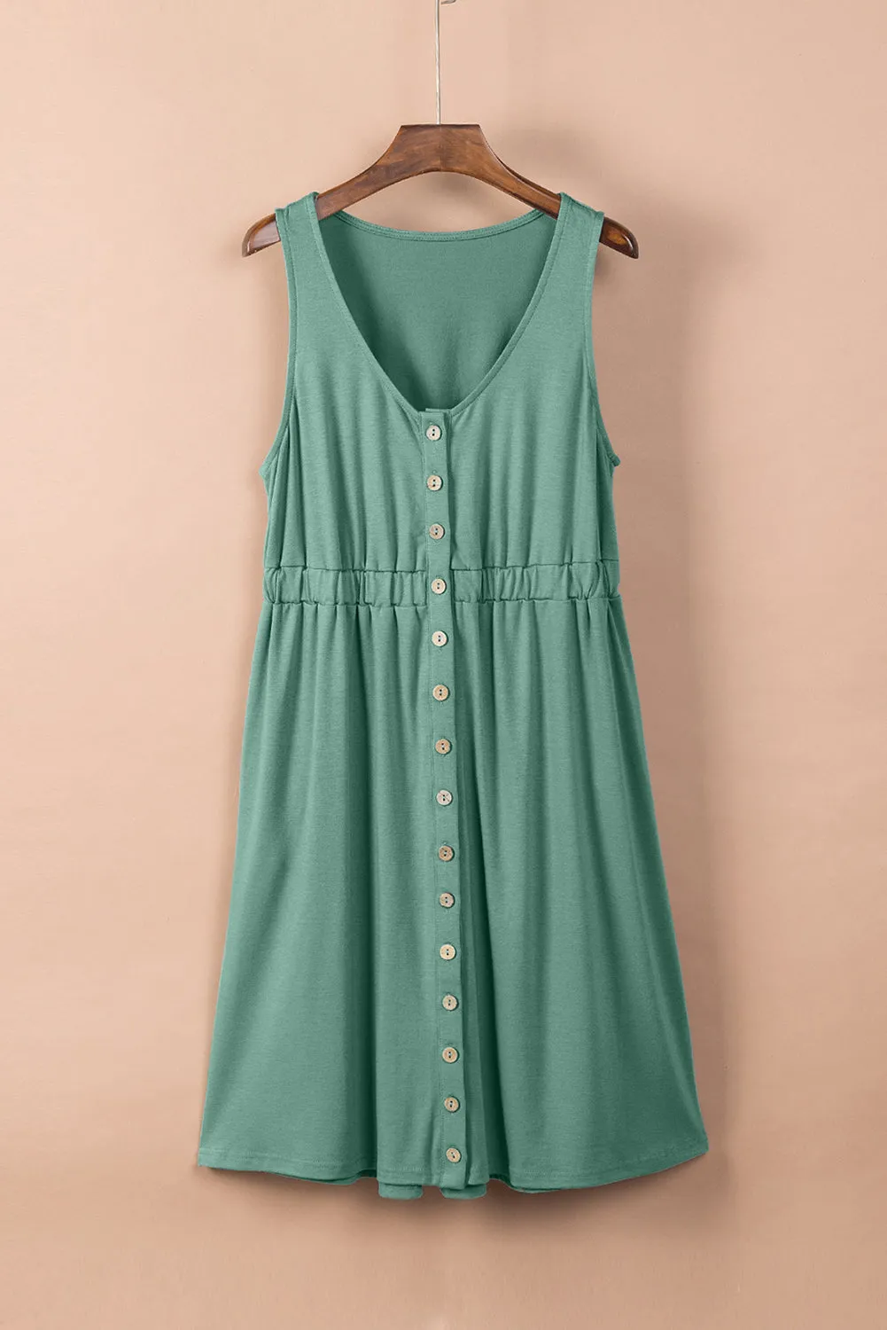 Summer Fling Sleeveless Button Down Dress