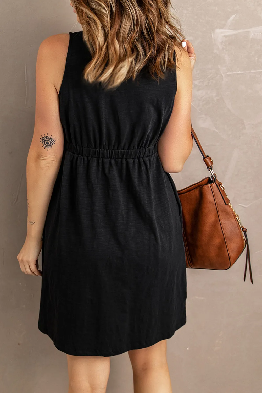 Summer Fling Sleeveless Button Down Dress