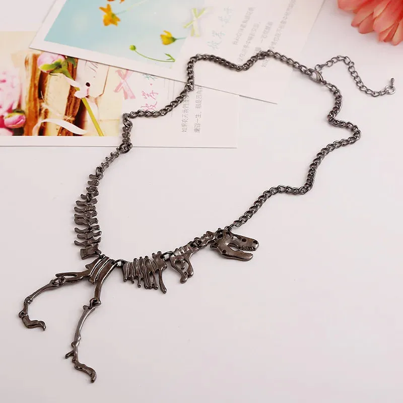 Tyrannosaurus Rex Skeleton Dinosaur Necklaces